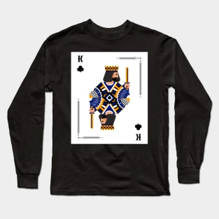 King of Clubs - Poker Design - white Long Sleeve T-Shirt